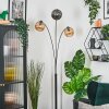 Ripoll Kogellampje, Staande lamp Amber, Rookkleurig, 3-lichts