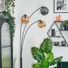 Ripoll Kogellampje, Staande lamp Amber, Rookkleurig, 3-lichts