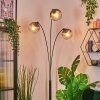 Ripoll Kogellampje, Staande lamp Duidelijk, Rookkleurig, 3-lichts