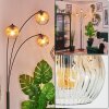 Ripoll Kogellampje, Staande lamp Amber, Duidelijk, 3-lichts