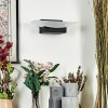 Malen Wandlamp LED Zwart, 1-licht