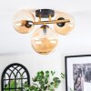 Chehalis Plafondlamp, Kogellampje Goud, Zwart, 3-lichts