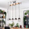 Koyoto Hanglamp, Kogellampje, Hanglamp Natuurlijke kleuren, Zwart, 4-lichts