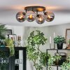 Gastor Plafondlamp, Kogellampje Rookkleurig, 4-lichts