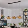 Mertola Hanglamp, Hanglamp Zwart, 3-lichts