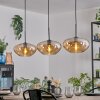 Mertola Hanglamp, Hanglamp Zwart, 3-lichts
