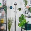 Gastor Kogellampje, Staande lamp Blauw, Chroom, Groen, Rookkleurig, 3-lichts