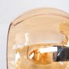 Koyoto Plafondlamp, Kogellampje Amber, Rookkleurig, 3-lichts