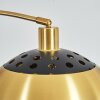 Baloca Staande lamp, Booglampen Messing, Zwart, Wit, 1-licht