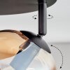 Koyoto Plafondlamp, Kogellampje Amber, Duidelijk, 4-lichts
