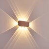 Homad Muurlamp LED Roségoud, Wit, 1-licht