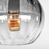 Koyoto Plafondlamp, Kogellampje Duidelijk, Rookkleurig, 3-lichts