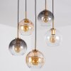 Koyoto Hanglamp, Kogellampje, Hanglamp Goud, Zwart, 5-lichts