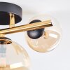 Chehalis Plafondlamp, Kogellampje Goud, Zwart, 3-lichts