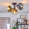 Koyoto Plafondlamp, Kogellampje Blauw, Goud, Groen, Duidelijk, 3-lichts