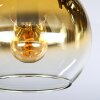 Koyoto Plafondlamp, Kogellampje Blauw, Goud, Groen, Duidelijk, 3-lichts