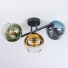 Koyoto Plafondlamp, Kogellampje Blauw, Goud, Groen, Duidelijk, 3-lichts