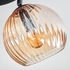 Koyoto Plafondlamp, Kogellampje Amber, 4-lichts