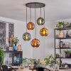 Ripoll Hanglamp, Kogellampje, Hanglamp Goud, Zwart, 5-lichts