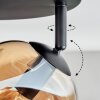 Ripoll Plafondlamp, Kogellampje Amber, 4-lichts
