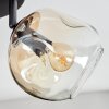 Ripoll Plafondlamp, Kogellampje Amber, Duidelijk, 4-lichts
