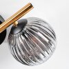 Chehalis Plafondlamp, Kogellampje Goud, Zwart, 3-lichts