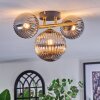Chehalis Plafondlamp, Kogellampje Goud, Zwart, 3-lichts