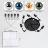 Ripoll Hanglamp, Kogellampje, Hanglamp Amber, Blauw, Chroom, Groen, Rookkleurig, 5-lichts