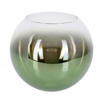 Glazen lampenkap  Koyoto Reserve glas, reserveonderdeel 25 cm Groen, Duidelijk