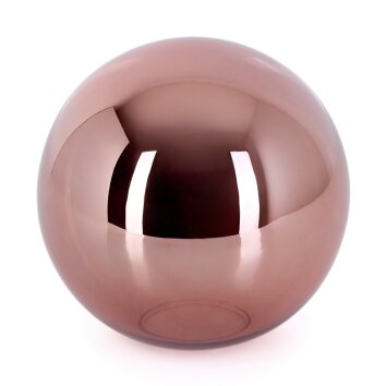 Glazen lampenkap  Gastor Reserve glas, reserveonderdeel 15 cm Koperkleurig