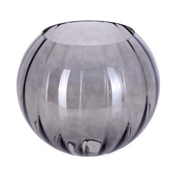 Glazen lampenkap  Koyoto Reserve glas, reserveonderdeel 25 cm Rookkleurig