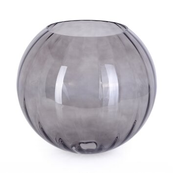 Lampenkap van glas  Koyoto Reserve glas, reserveonderdeel 30 cm Rookkleurig