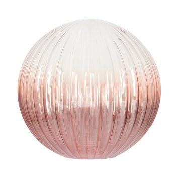 Lampenkap van glas  Remaisnil Reserve glas, reserveonderdeel Duidelijk, Koperkleurig