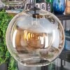Koyoto Hanglamp, Kogellampje, Hanglamp 45 cm Amber, Duidelijk, Rookkleurig, 5-lichts