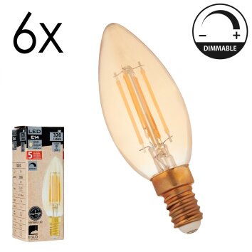 E14 LED 4 Watt warm wit dimbaar 320 Lumen