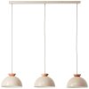 Briljante lampen Nalam Hanglamp Beige, 3-lichts