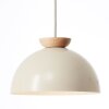 Briljante lampen Nalam Hanglamp Beige, 3-lichts