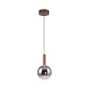 Paul Neuhaus Verlichting BOWL Hanglamp LED Bruin, 1-licht