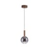 Paul Neuhaus Verlichting BOWL Hanglamp LED Bruin, 1-licht