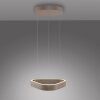 Paul Neuhaus Q-Serie Q-STRETTO Hanglamp LED Brons, 2-lichts, Afstandsbediening