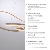 Paul Neuhaus Verlichting TWIST Hanglamp LED Zandkleurig, 1-licht