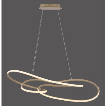 Paul Neuhaus Verlichting TWIST Hanglamp LED Zandkleurig, 1-licht