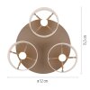 Paul Neuhaus Verlichting MARIKA Plafondlamp LED Zandkleurig, 3-lichts