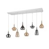 Trio verlichting Aldea Hanglamp Wit, 8-lichts