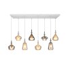 Trio verlichting Aldea Hanglamp Wit, 8-lichts