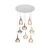 Trio verlichting Aldea Hanglamp Wit, 8-lichts