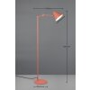 Trio verlichting Cosima Staande lamp Oranje, 1-licht