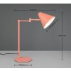 Trio verlichting Cosima Tafellamp Oranje, 1-licht
