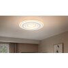 Trio verlichting Costa Plafondlamp LED Wit, 1-licht, Afstandsbediening