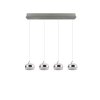 Trio verlichting Dios Hanglamp LED Nikkel mat, 4-lichts
